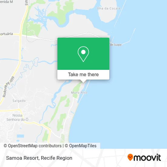 Samoa Resort map