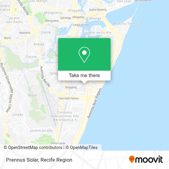 Prennus Solar map