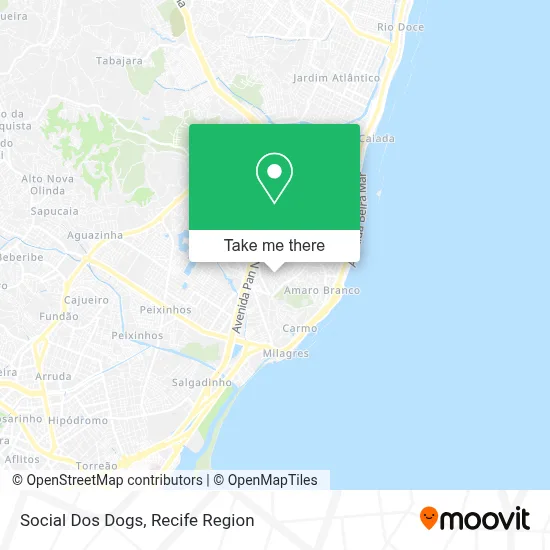 Social Dos Dogs map