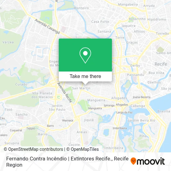 Fernando Contra Incêndio | Extintores Recife. map
