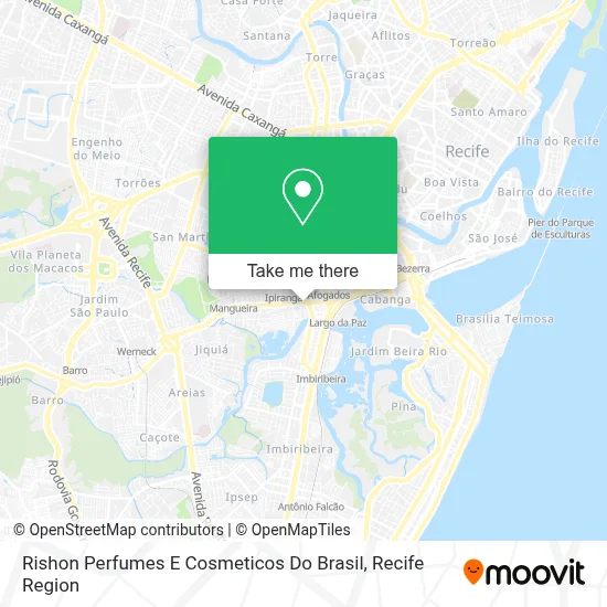 Rishon Perfumes E Cosmeticos Do Brasil map