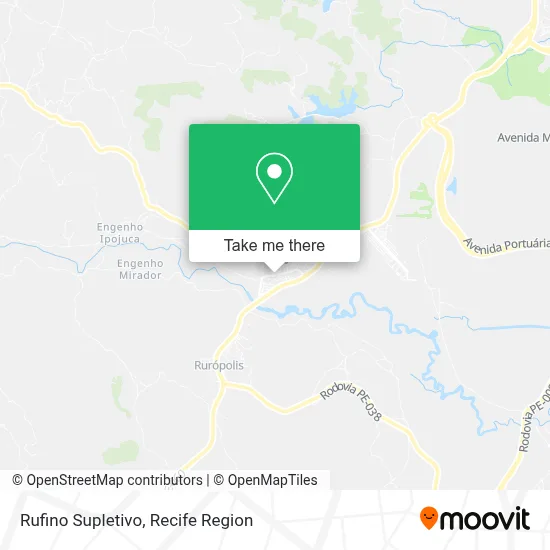 Rufino Supletivo map