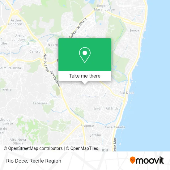 Rio Doce map
