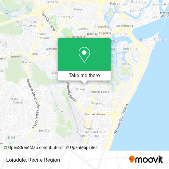 Lojadule map