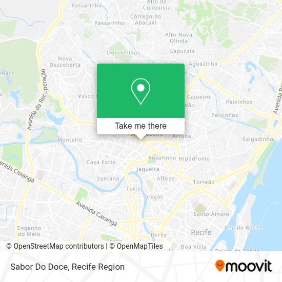Sabor Do Doce map