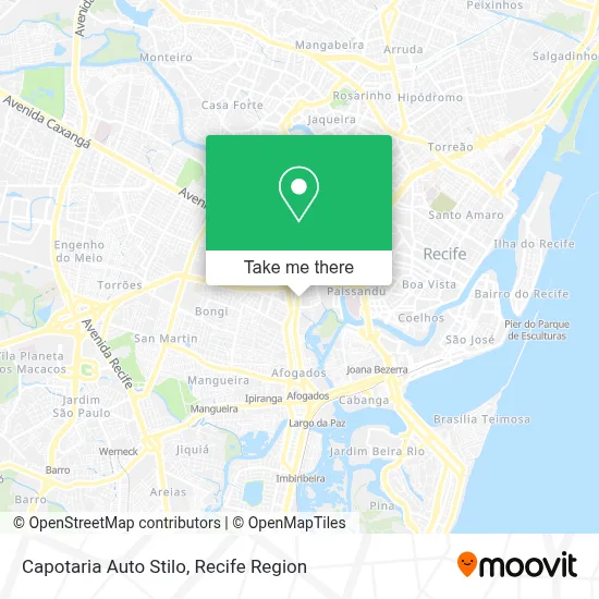 Capotaria Auto Stilo map