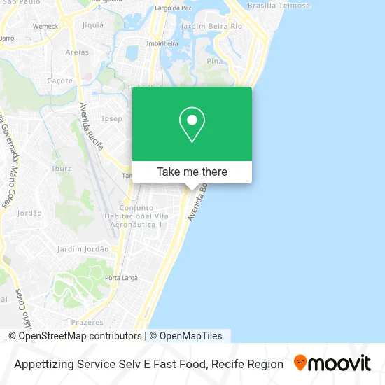 Appettizing Service Selv E Fast Food map