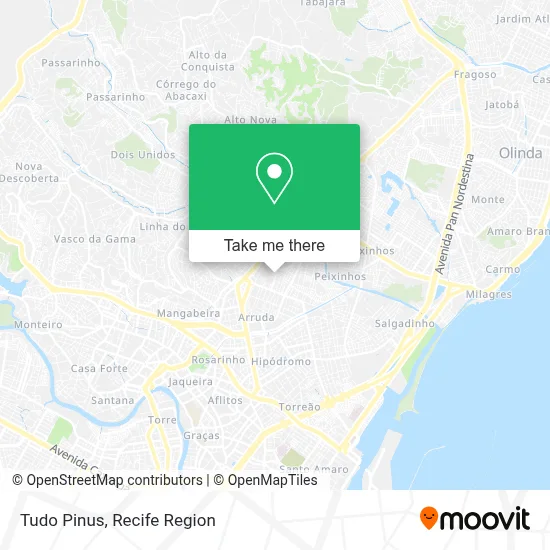 Tudo Pinus map