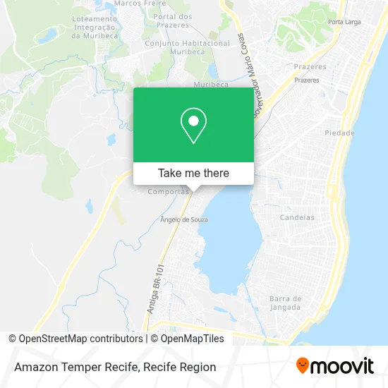 Amazon Temper Recife map