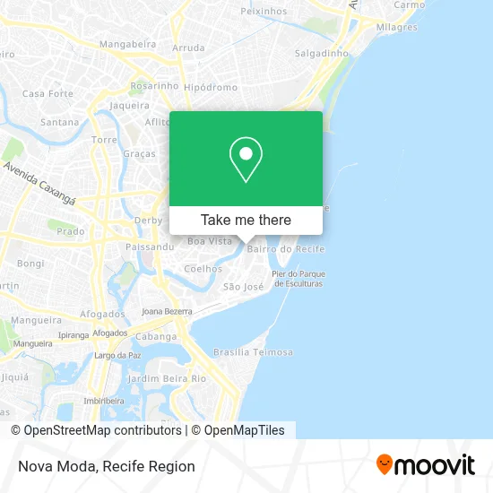 Nova Moda map