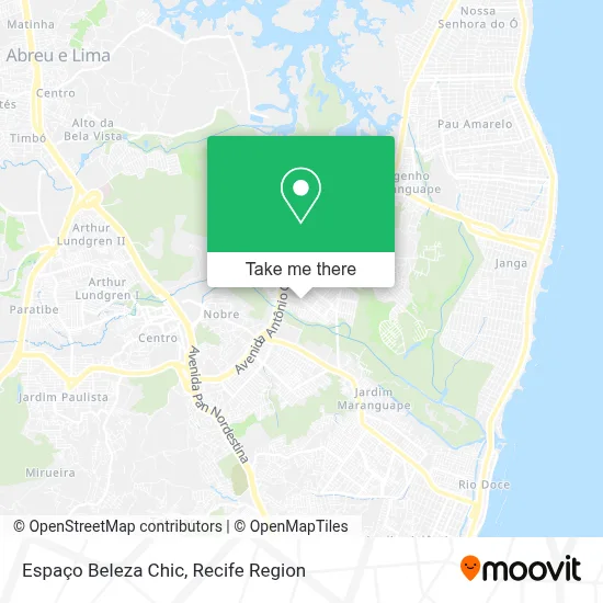 Espaço Beleza Chic map