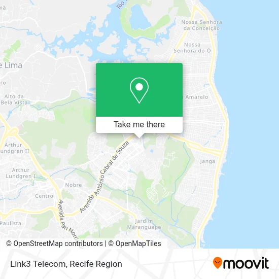 Link3 Telecom map