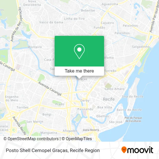 Posto Shell Cemopel Graças map