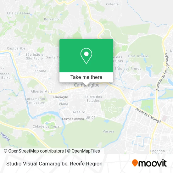 Studio Visual Camaragibe map