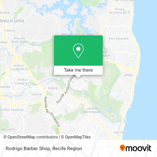 Rodrigo Barber Shop map