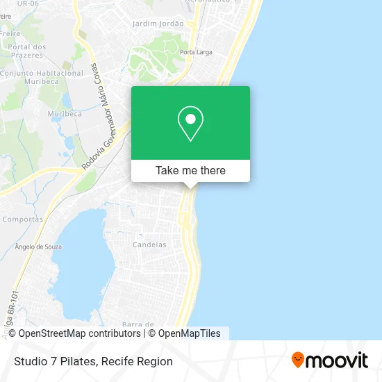 Studio 7 Pilates map