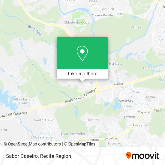 Sabor Caseiro map