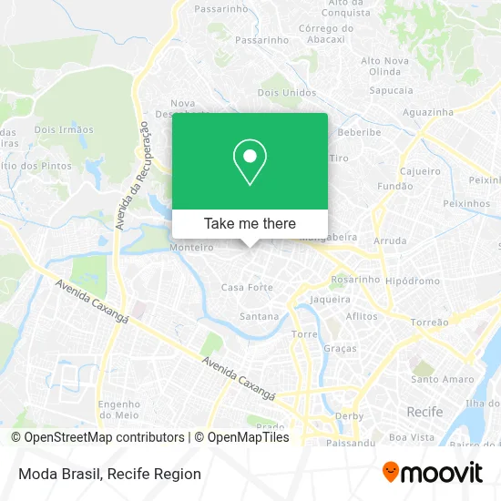 Moda Brasil map