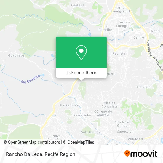 Rancho Da Leda map