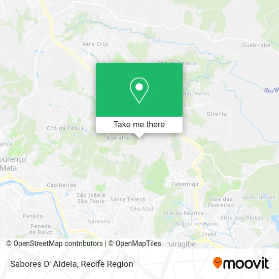 Sabores D' Aldeia map