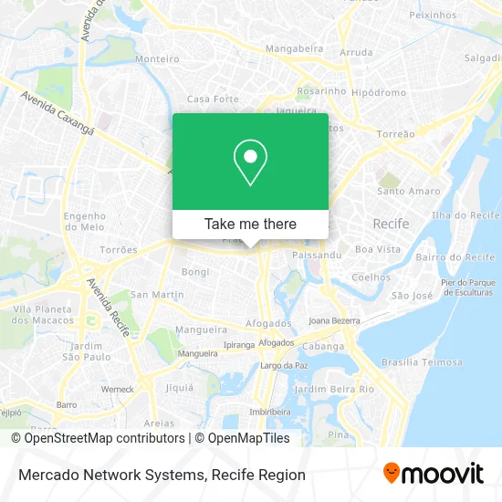 Mercado Network Systems map