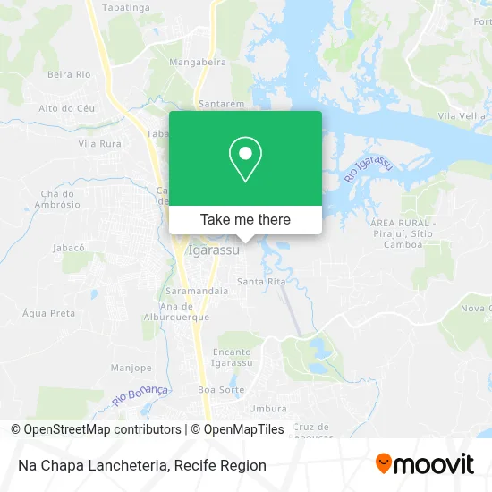 Na Chapa Lancheteria map