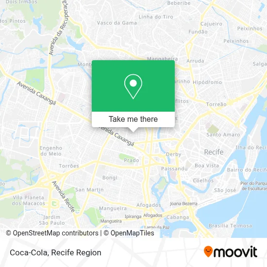 Coca-Cola map