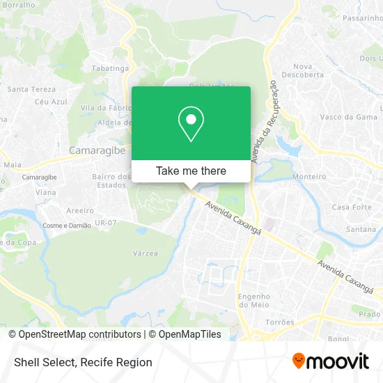 Shell Select map