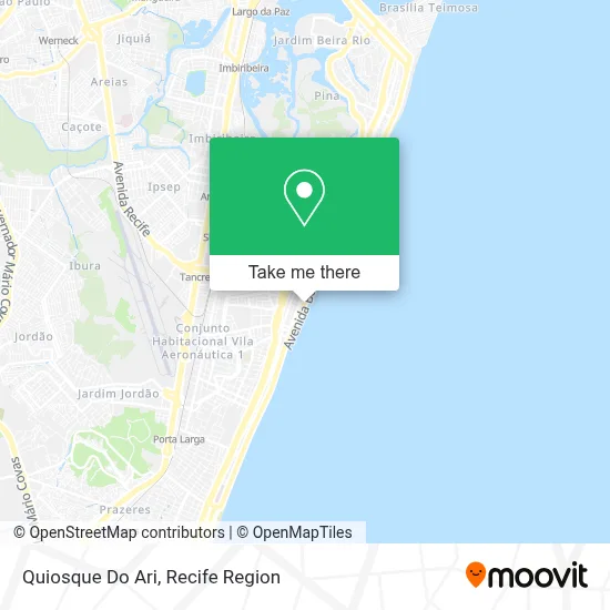 Quiosque Do Ari map
