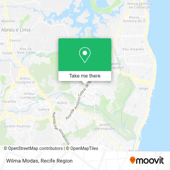 Wilma Modas map
