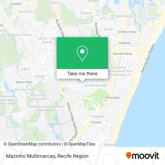 Mazinho Multimarcas map