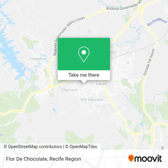 Flor De Chocolate map
