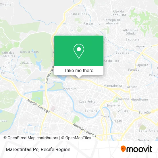 Marestintas Pe map