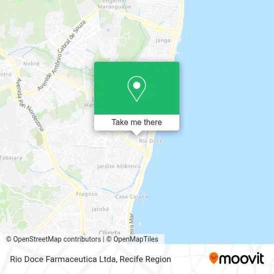 Rio Doce Farmaceutica Ltda map