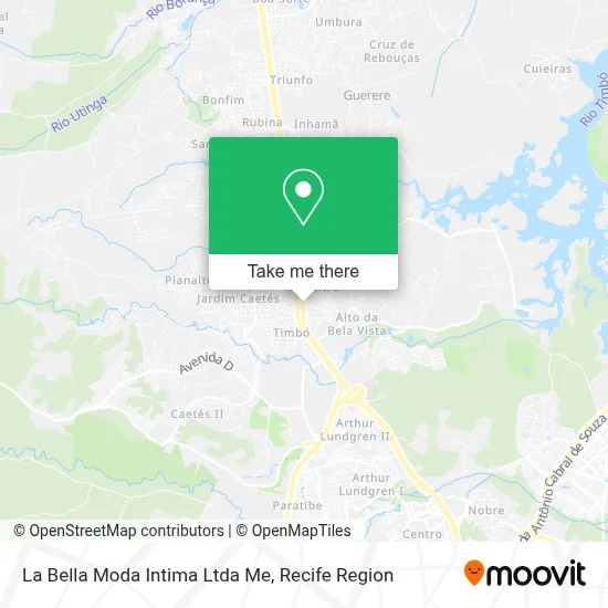 La Bella Moda Intima Ltda Me map