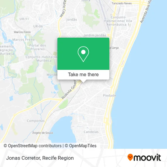 Jonas Corretor map