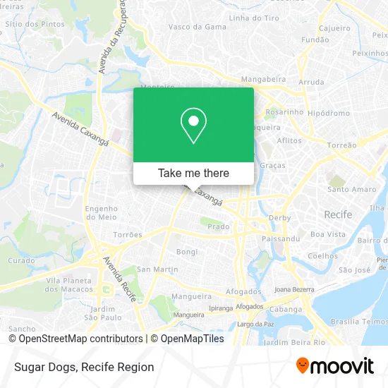 Sugar Dogs map