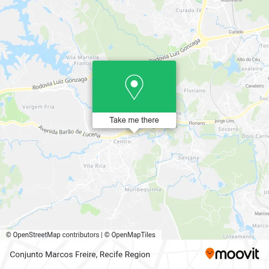 Conjunto Marcos Freire map