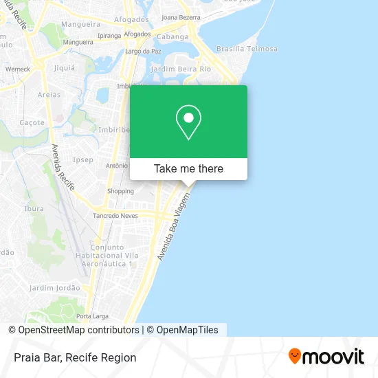 Praia Bar map
