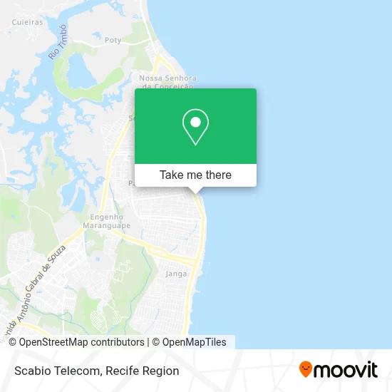 Scabio Telecom map
