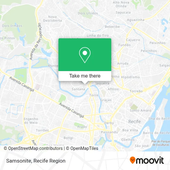 Samsonite map