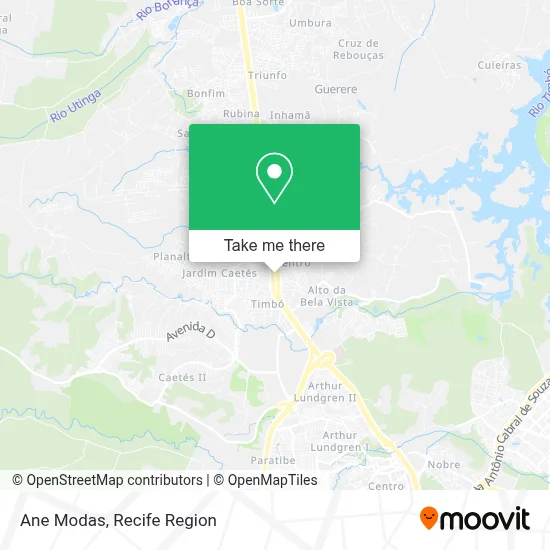 Ane Modas map