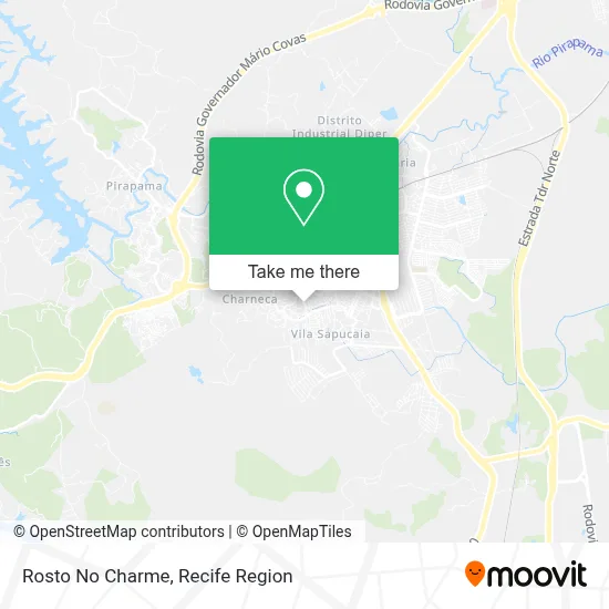 Rosto No Charme map