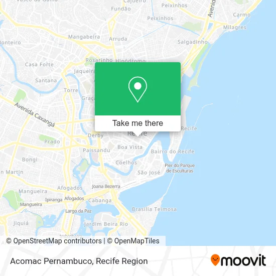 Acomac Pernambuco map