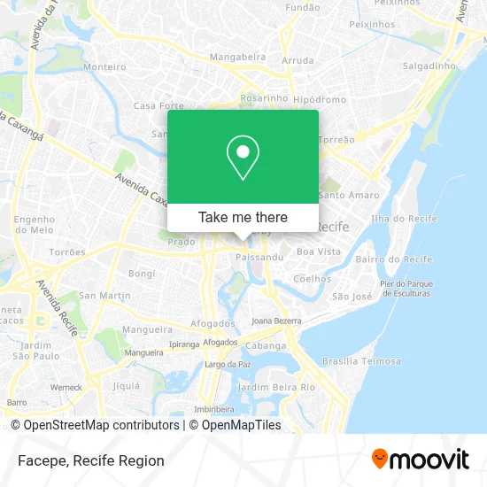 Facepe map