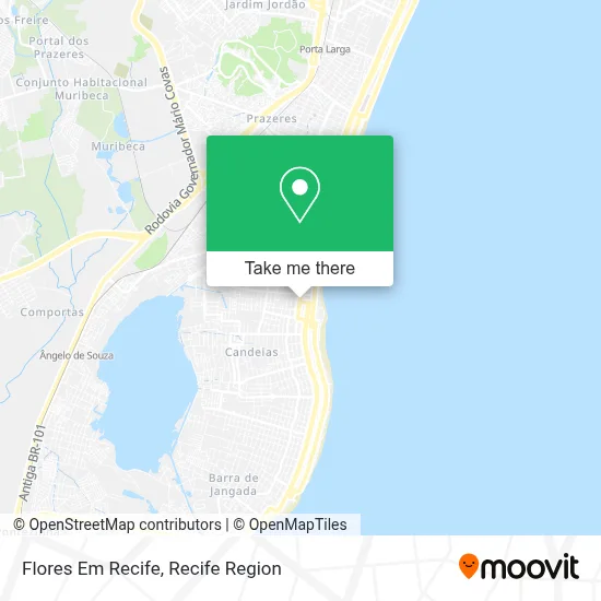 Flores Em Recife map