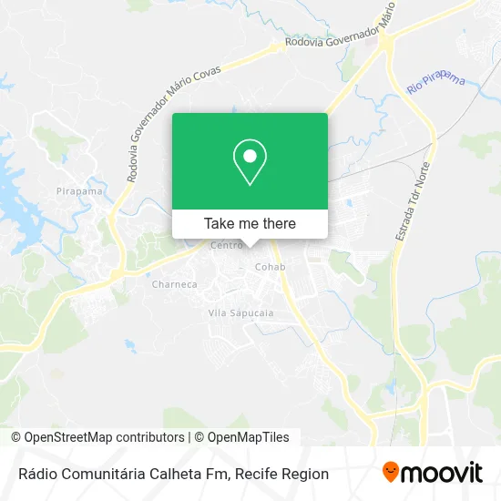 Rádio Comunitária Calheta Fm map