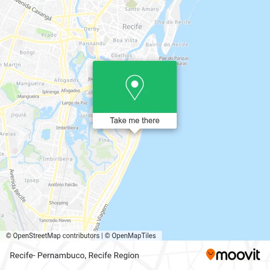 Recife- Pernambuco map