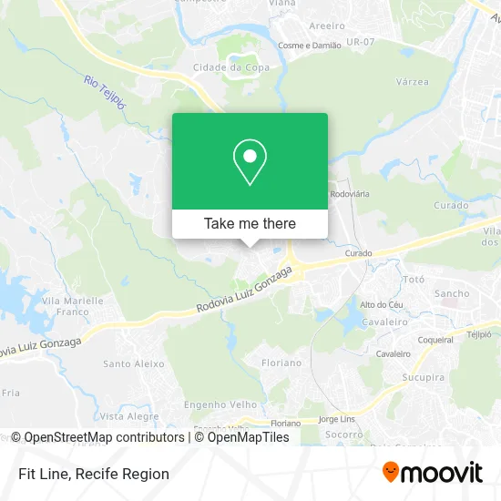 Fit Line map