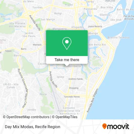Day Mix Modas map